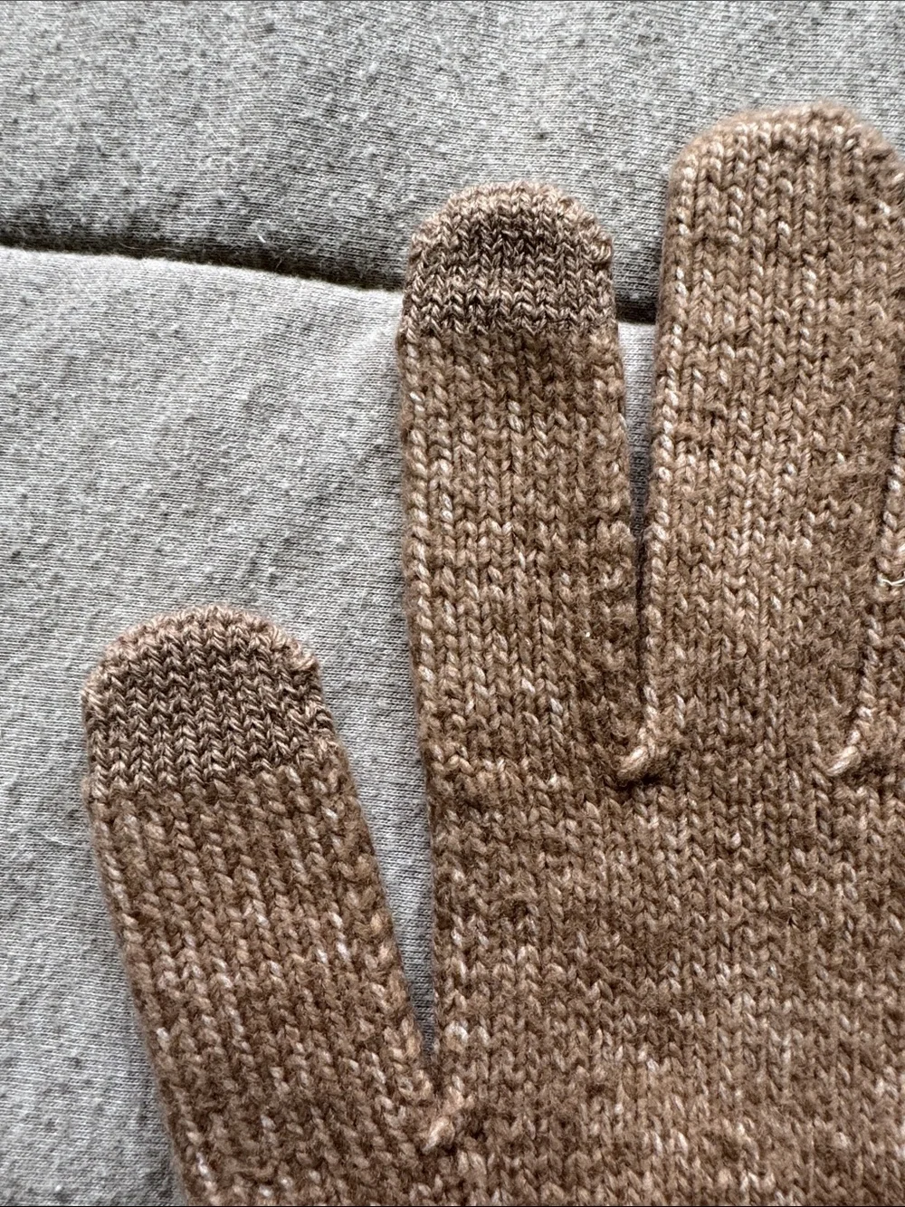 torrid Knit Gloves in Tan w/ tech fingers